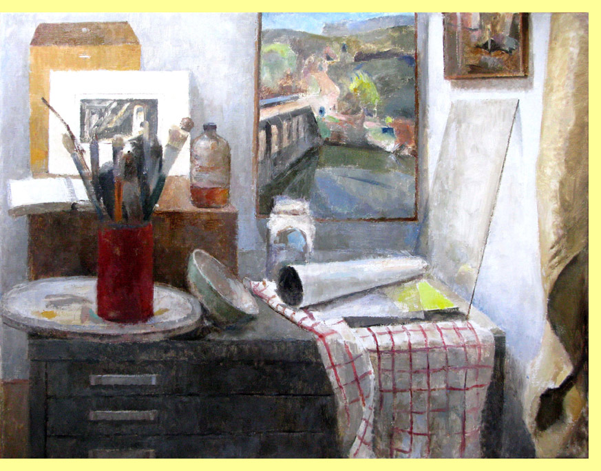 corner of studio
