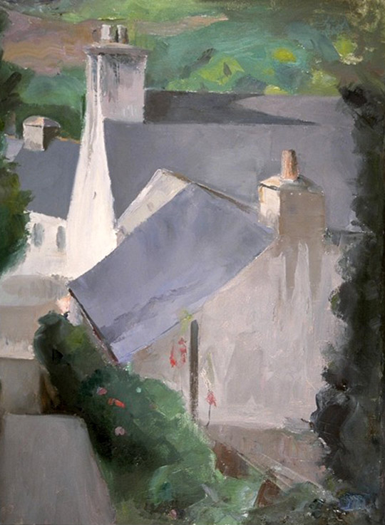 village stairs