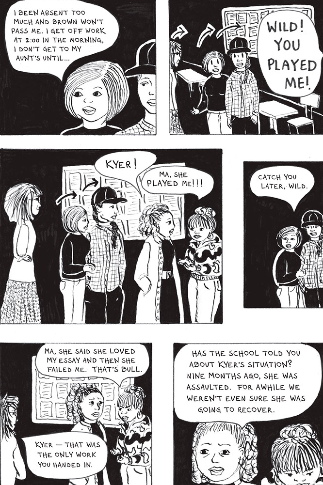 lisa wilde comic art page 3